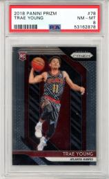 【PSA8】 2018-19 Panini Prizm  Trae Young #78 Rookie Base