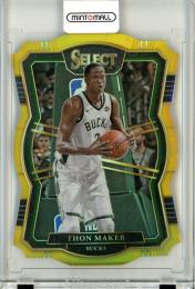 2017-18 Panini Select  Thon Maker Premier Level Die Cut Gold Prizm 06/10