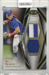 2022 TOPPS Tier One Bo Bichette Relics Dual Patch #T1RBBI【1st No. 01/25】 Toronto Blue Jays