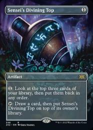 ●SALE●【2X2】【ENG】【Foil】《師範の占い独楽/Sensei's Divining Top》 ボーダーレス版 EX