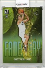 2024-25 PANINI Donruss Cody Williams Fadeaway #14 Utha Jazz
