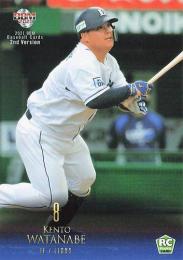 2021 BBM 2ndバージョン #420 渡部健人(西武) レギュラーカード RC