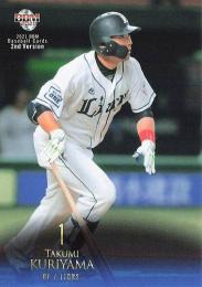 2021 BBM 2ndバージョン #424 栗山巧(西武) レギュラーカード