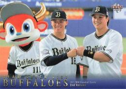 2021 BBM 2ndバージョン #594 オリックスバファローズ チームチェックリスト レギュラーカード