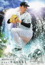 2021 BBM 2ndバージョン #CT40 佐々木朗希(ロッテ) CROSS TORRENT レギュラーカード