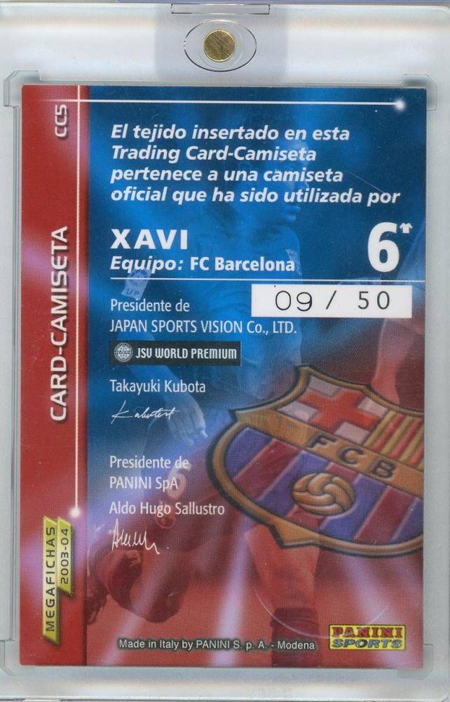 Panini Champions League 2001-2002 Juventus Team No. 134