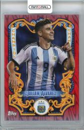 2023 Topps Argentina Fileteado Champions Julian Alvarez  Red #CH3 【5/5】 ARGENTINA