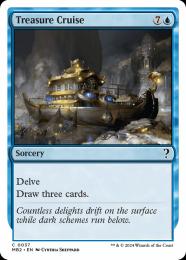【希少】宝船の巡航　TSR 旧枠　foil 超美品！ FOIL] 宝船の巡航/Treasure Cruise (旧枠) 【日本語版】 [TSR-青