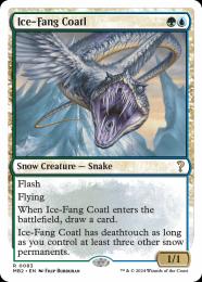 『MTG』氷牙のコアトル　mh1 foil  4枚セット 氷牙のコアトル (Ice-Fang Coatl) · Modern Horizons (MH1) #203