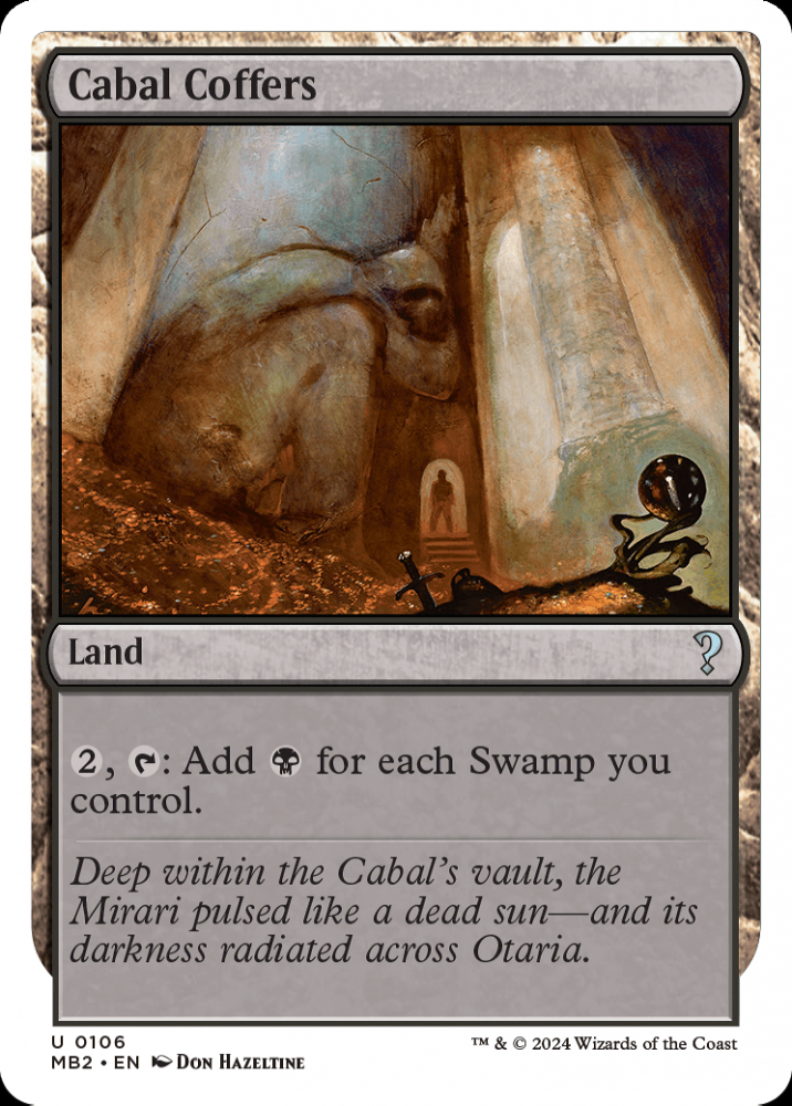 陰謀団の貴重品室/Cabal Coffers ミントモール / MINT GAMES MTG(東日本橋) / 【MB2】【ENG