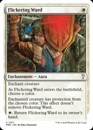 【MB2】【ENG】《ちらつき護法印/Flickering Ward》