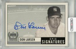 1999 Upper Deck Century Legends Don Larsen Epic Signatures Auto #DL