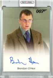 2016 Rittenhouse James Bond Classics Brendan O'Hea as Forensic Technician Full Bleed Autographs