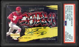 2022 Leaf Vibrance #SSSO1 Shohei Ohtani Street Signs【PSA MINT 9/AU10】 (MSV#2269)