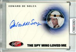 2012 Rittenhouse James Bond 50th Anniversary Edward de Souza as Sheikh Hosein #A199 Autographs