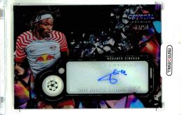 2023-24 TOPPS Crystal Premium UEFA Champions League Mohamed Simakan Crystal Autographs Black #CASI【33/50】 RB Leipzig