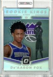 2017-18 Panini Donruss Optic  De'aaron Fox Rookie Kings Holo Prizm
