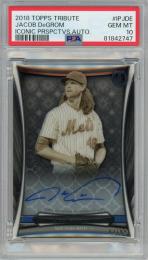 2018 TOPPS Tribute Jacob DeGrom Iconic Perspectives Autograph #IPJDE 99枚限定【82/99】【PSA10】《Gem-MINT》 New York Mets