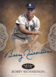 2019 Topps Tier One New York Yankees Bobby Richardson Prime Performers Autographs 033/299