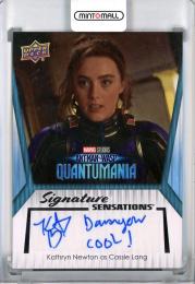 2024 Upper Deck Marvel Studios Series 2 Ant-Man and the Wasp: Quantumania “ Kathryn Newton as Cassie Lang ” #SS-KN Cassie Lang Signature Sensations Inscriptions "Damn you're cool"
