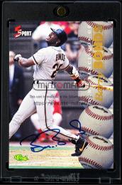 1995 Classic Five Sport #1 Barry Bonds Hot Box Autographs #1【053/630】  (MSV#1755)