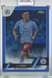 2022-23 Topps Chrome UEFA Phil Foden Base/Blue/#47【57/150】 Manchester City