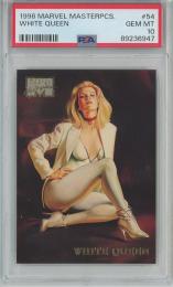 1996 Marvel Masterpiece White Queen #54【PSA10】