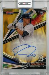 2022 Topps Bowman’s Best Spencer Torkelson Best of 2022 Autographs Gold Lava #B22-ST RC【16/75】 Detroit Tigers