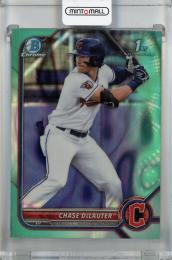 2022 Topps Bowman Draft Chase DeLauter  Chrome Aqua Lava #BDC-49 1st【037/199】 Cleveland Guardians