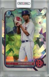 2022 Topps Bowman Brayan Bello Chrome Prospects Atomic Refractor #BCP-107 1st Boston Red Sox