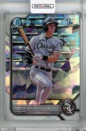 2022 Topps Bowman Colson Montgomery  Chrome Prospects Atomic Refractor #BCP-71 1st Chicago White Sox