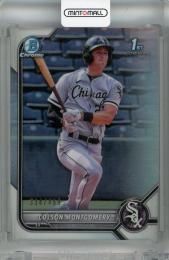 2022 Topps Bowman Colson Montgomery  Chrome Prospects Base Refractor #BCP-71 1st【334/499】 Chicago White Sox