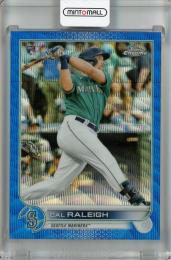 2022 Topps Chrome Cal Raleigh  Blue Wave #149 RC【63/75】 Seattle Mariners