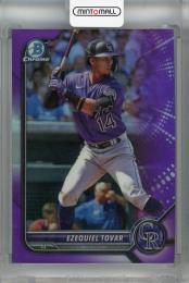 2022 Topps Bowman Draft Ezequiel Tovar Base Chrome Purple #BDC-83【030/250】 Colorado Rockies