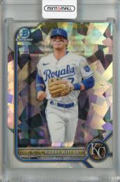 2022 Topps Bowman Bobby Witt Jr. Chrome Prospects Atomic #BCP-146 Kansas City Royals