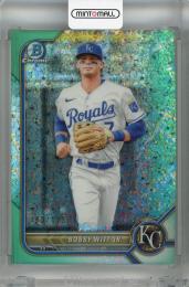 2022 Topps Bowman Bobby Witt Jr. Chrome Prospects Aqua Mini-Diamond #BCP-146　【109/125】 Kansas City Royals