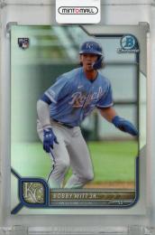 2022 Topps Bowman Chrome Bobby Witt Jr. Base Refractor #77 RC【018/499】 Kansas City Royals