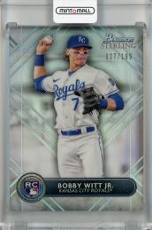 2022 Topps Bowman Sterling Bobby Witt Jr. Refractor BSR-37 RC【027/199】 Kansas City Royals