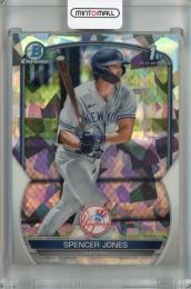 2023 Topps Bowman Spencer Jones Chrome Prospects Atomic #BCP-139 1st New York Yankees