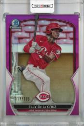 2023 Topps Bowman Elly De La Cruz  Chrome Prospects Fuchsia #BCP-65【117/199】 Cincinnati Reds