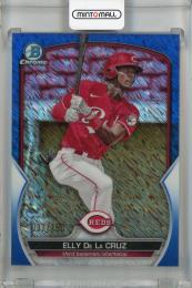 2023 Topps Bowman Elly De La Cruz  Chrome Prospects Blue Shimmer #BCP-65【037/150】 Cincinnati Reds