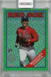 2023 Topps Update Series Masataka Yoshida 1988 Topps Chrome Silver Pack Mojo Green #T88CU-43 RC【72/99】 Boston Red Sox