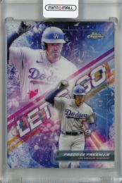 2023 Topps Finest Freddie Freeman  Let's Go Chrome #LGC-17 Los Angeles Dodgers