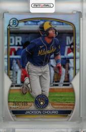 2023 Topps Bowman Jackson Chourio Chrome Prospects Base Refractor #BCP-76 【269/499】 Milwaukee Brewers