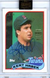 2022 Topps Archives Signature Series Retired Player Edition Kent Hrbek Buyback Autographs 【05/54】 Minnesota Twins