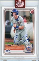 2023 Topps Archives Signature Series Active Player Edition Brett Baty Buyback Autographs 【55/94】 New York Mets