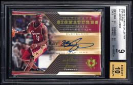 2004-05 Ultimate Collection #LJ LeBron James Signatures【BGS MINT 9/AU10】 Cleveland Cavaliers