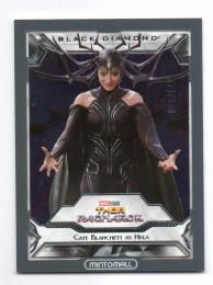 2021 UPPER DECK MARVEL BLACK DIAMOND Cate Blanchett as Hela Base #62 003/149