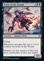 【ZNR】【ENG】【Foil】《群れの末裔/Scion of the Swarm》