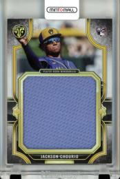 2024 Topps Triple Threads Jackson Chourio Rookie Jumbo Relic【48/48】《ラストナンバー 裏面角傷有》 Brewers
